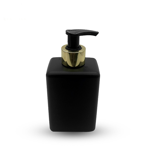 HDPE Bottle Black Square Bottle for Men Shampoo (1).jpg